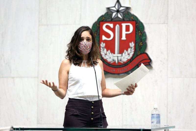 deputada estadual Marina Helou (Rede Sustentabilidade) pede a suspensão por três meses do mandato do deputado estadual Frederico D'Ávila (PSL