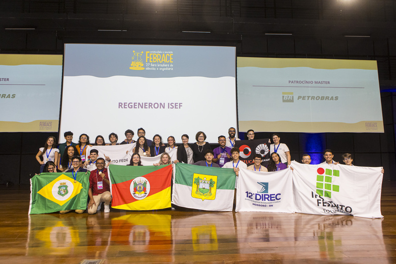 Premiação da Febrace: entre os projetos selecionados para Regeneron ISEF 2025, dois são do estado de São Paulo