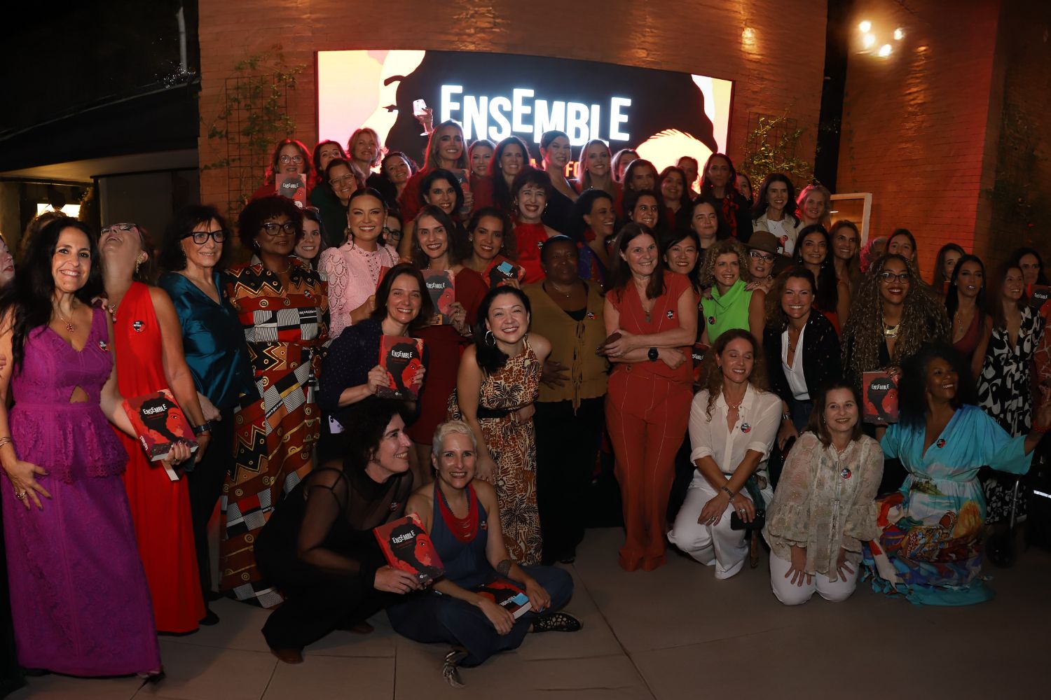 Foto - Fernanda Almeida -Lançamento do livro "Ensemble", em São Paulo