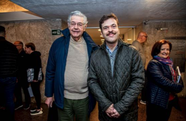 Jacques Eugene Lucien Rachmann Cohen e filho Daniel Jacques Cohen / Foto: Arquivo pessoal